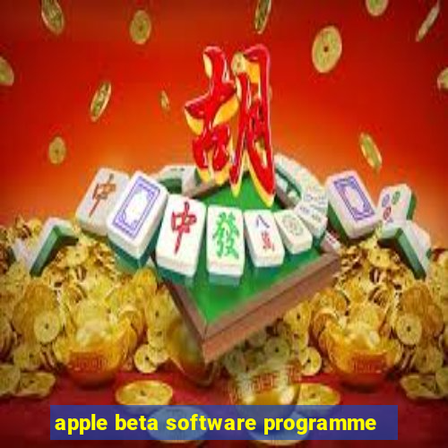 apple beta software programme